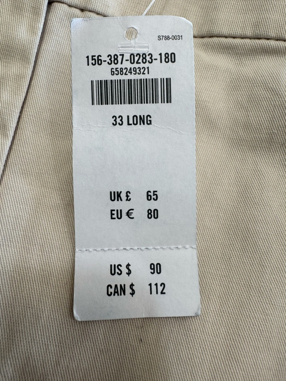 Abercrombie And Fitch A&F Sloane Tailored Hardware Wide Leg Pant Women’s 33 Long - Picture 5 of 11
